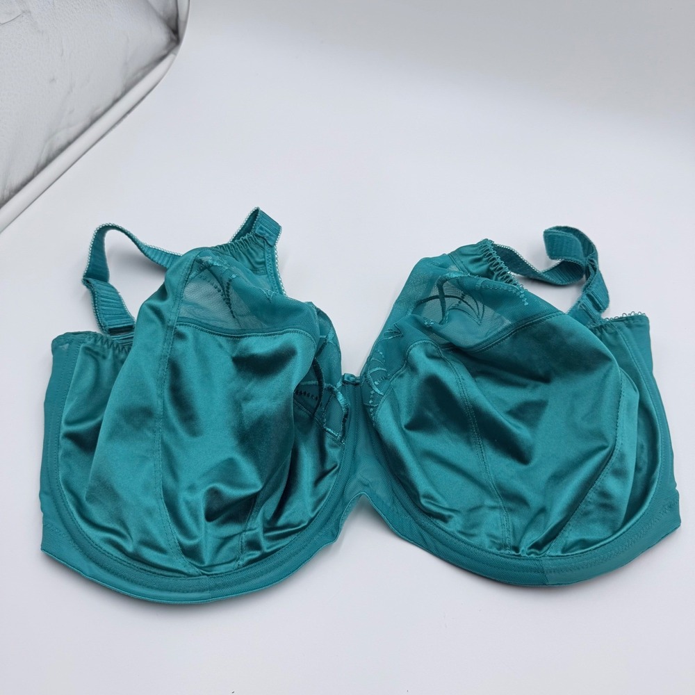 Elomi Cate Full Figure Underwire Bra Teal Aurora EL4030ARA US‎ 34O UK 34K